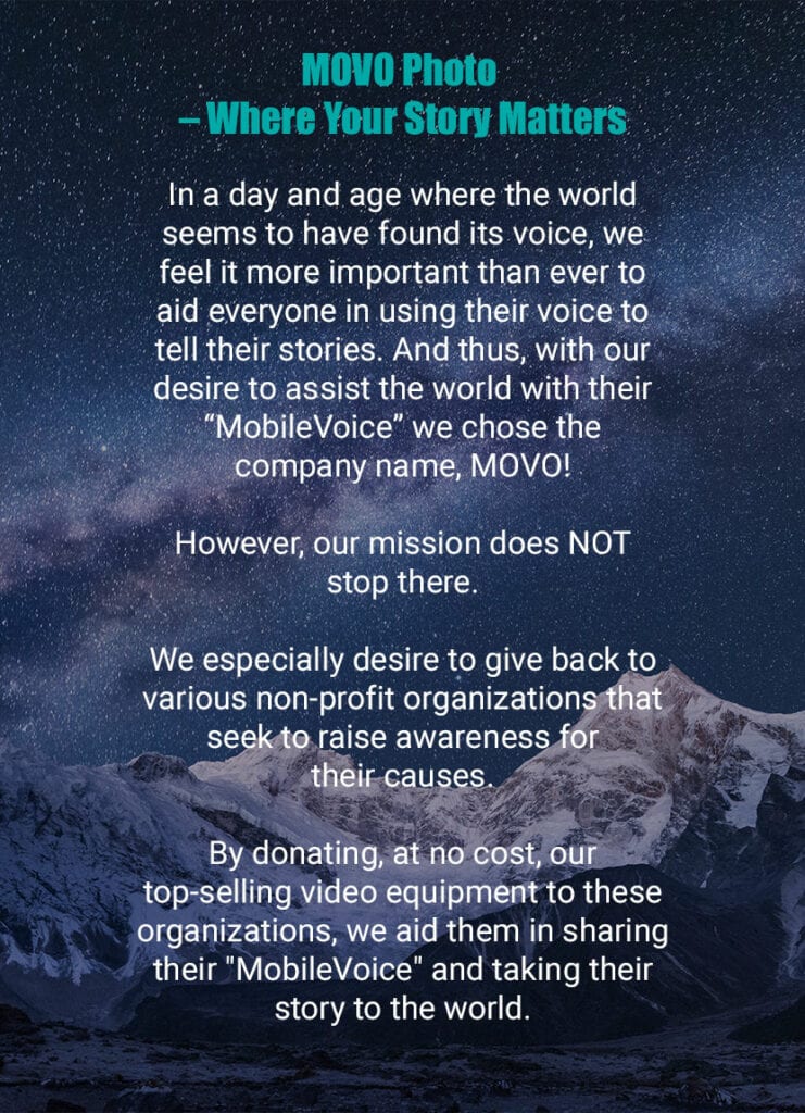MOVO Photo Brand Manifesto